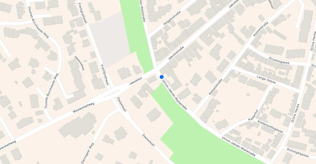 Kartenausschnitt Soest
