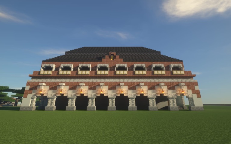 Rathaus der Stadt Soest in Minecraft